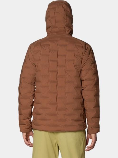 Mountain Hardwear StretchDown™ Hooded Jacket férfi pehelykabát barna színben 4