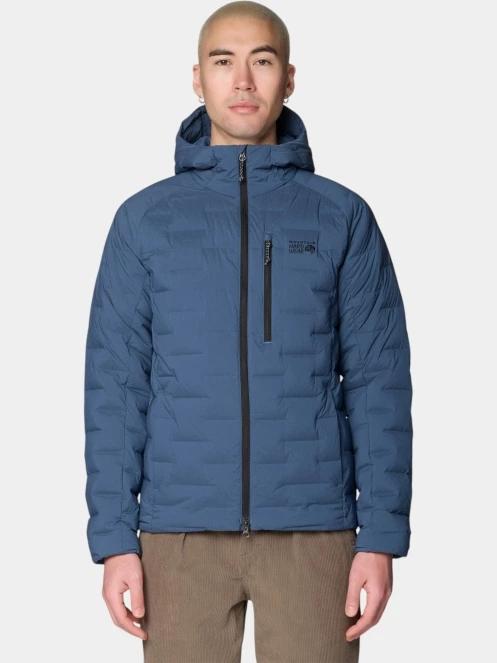 Mountain Hardwear StretchDown™ Hooded Jacket férfi pehelykabát kék színben 2