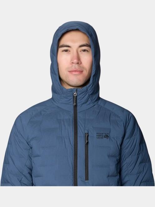 Mountain Hardwear StretchDown™ Hooded Jacket férfi pehelykabát kék színben 8