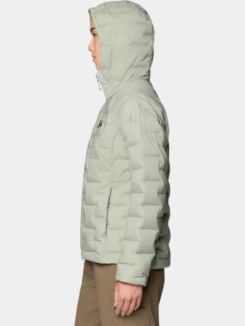 Mountain Hardwear StretchDown™ Hooded Jacket női pehelykabát szürke színben 3