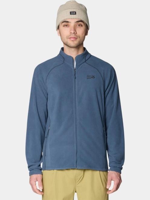 Mountain Hardwear Microchill™ Jacket férfi polár pulóver kék színben 2