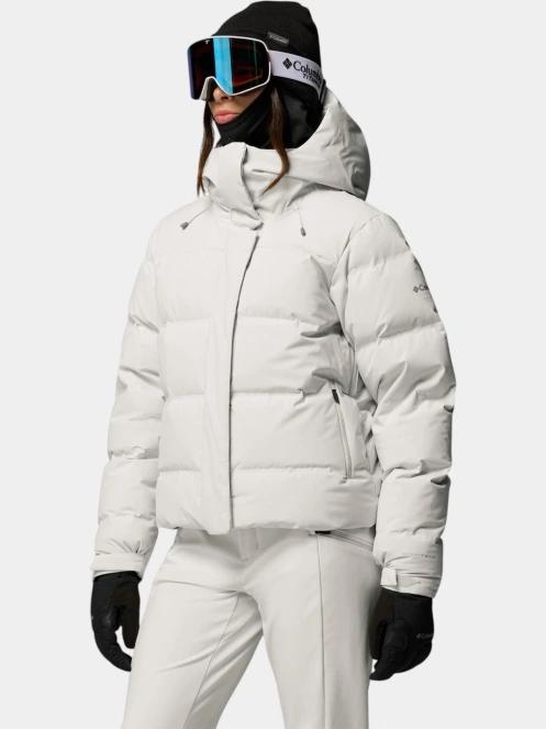 Columbia Roffe Ridge Down Heat Seal Jacket női síkabát homok színben 3