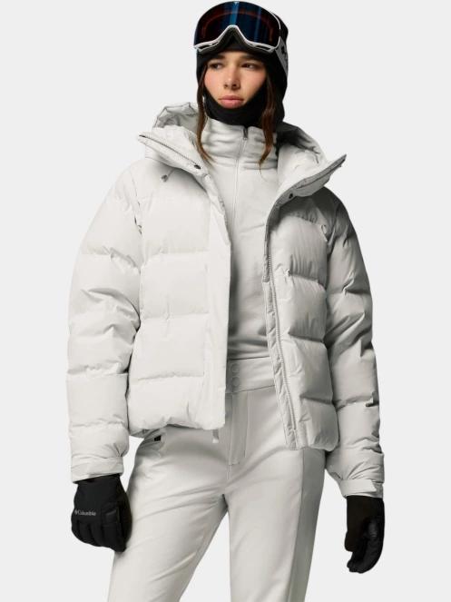 Columbia Roffe Ridge Down Heat Seal Jacket női síkabát homok színben 6
