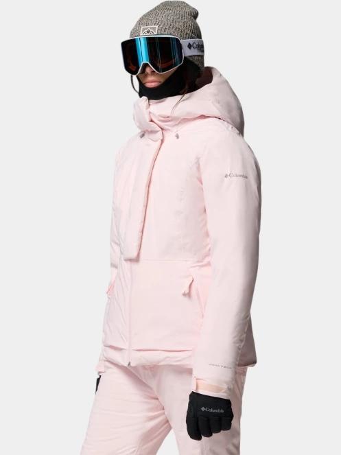 Columbia Roffe Ridge Down Jacket női síkabát rózsaszín színben 3