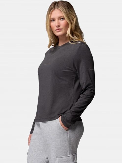 Columbia Parsons Point Long Sleeve Graphic Tee női hosszú ujjú póló fekete színben 3