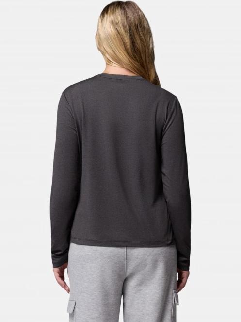 Columbia Parsons Point Long Sleeve Graphic Tee női hosszú ujjú póló fekete színben 4
