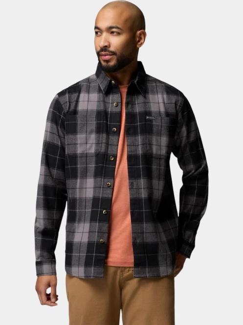 Columbia Pitchstone Stretch Flannel férfi hosszú ujjú ing fekete színben 6