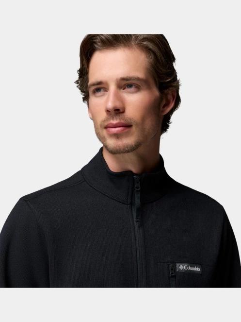 Columbia Sweater Weather Full Zip férfi polár pulóver fekete színben 7
