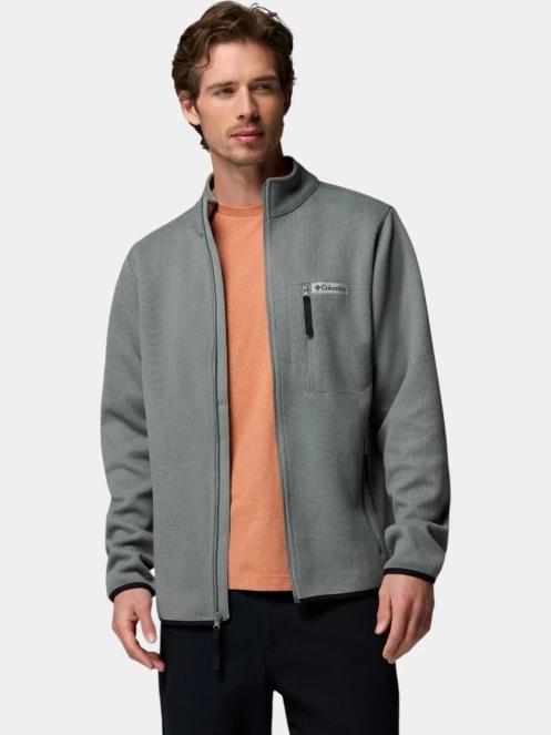 Columbia Sweater Weather Full Zip férfi polár pulóver zöld színben 6