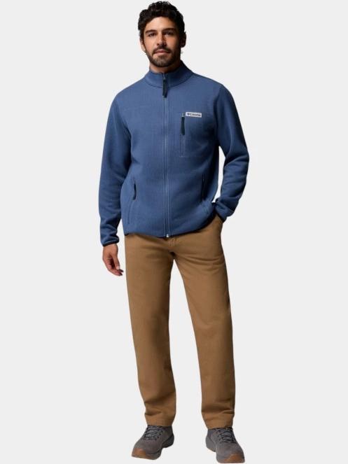 Columbia Sweater Weather Full Zip férfi polár pulóver sötétkék színben 5