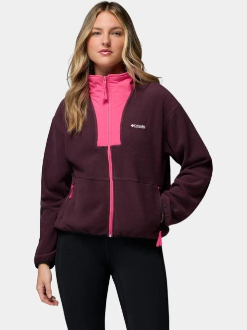 Columbia Sequoia Grove II Full Zip női polár pulóver bordó színben 2