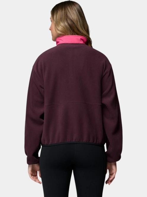 Columbia Sequoia Grove II Full Zip női polár pulóver bordó színben 4