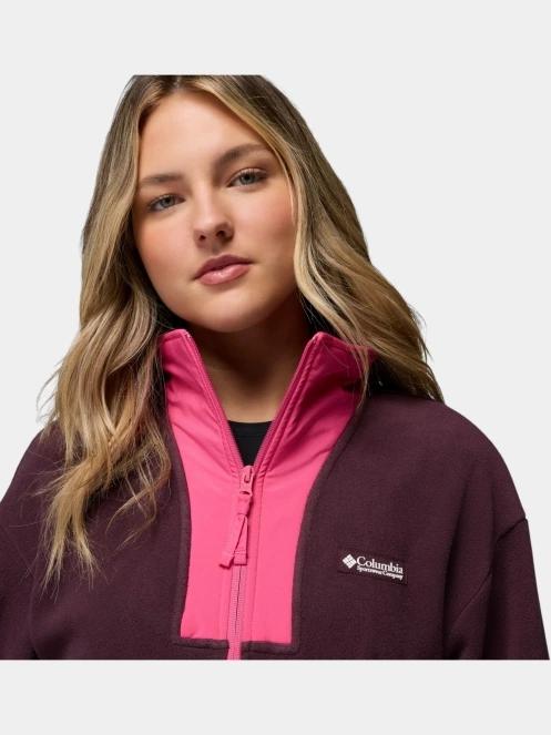 Columbia Sequoia Grove II Full Zip női polár pulóver bordó színben 7