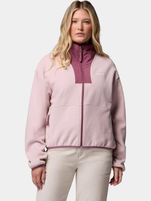 Columbia Sequoia Grove II Full Zip női polár pulóver rózsaszín színben 2