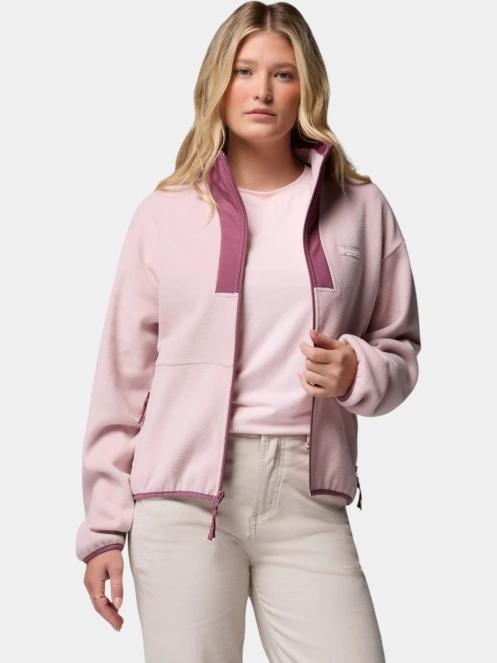 Columbia Sequoia Grove II Full Zip női polár pulóver rózsaszín színben 6