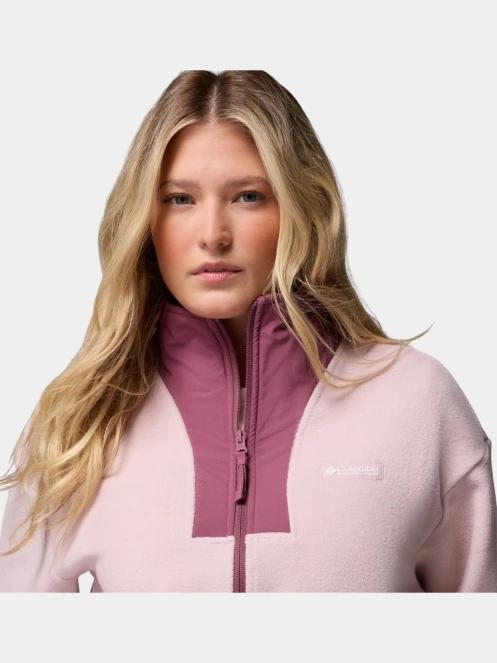 Columbia Sequoia Grove II Full Zip női polár pulóver rózsaszín színben 7