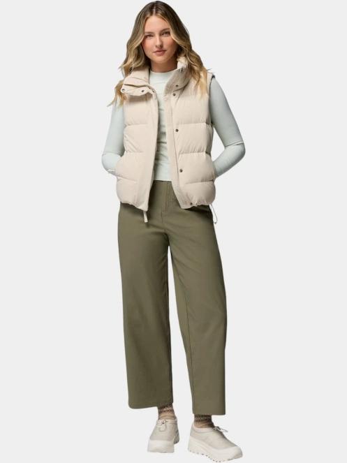 Columbia ROC Tech Wide Leg Pant női hosszú nadrág zöld színben 5