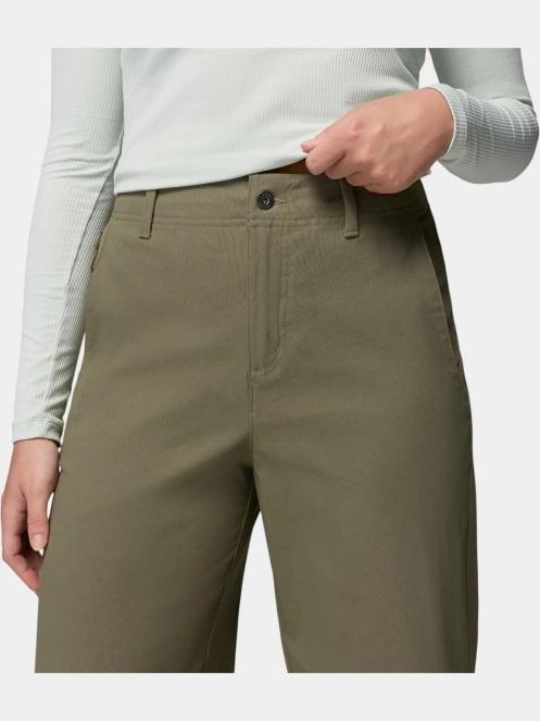Columbia ROC Tech Wide Leg Pant női hosszú nadrág zöld színben 7