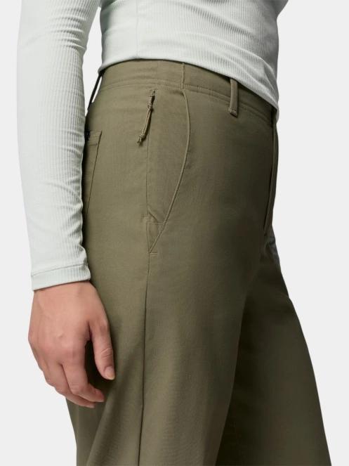 Columbia ROC Tech Wide Leg Pant női hosszú nadrág zöld színben 8