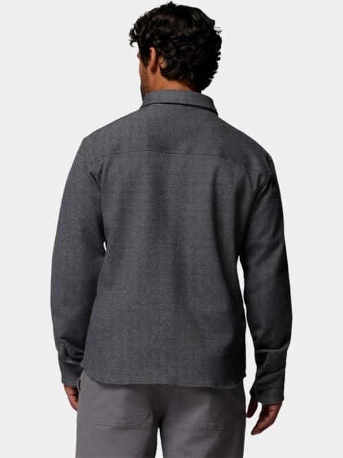 Columbia Twill River Long Sleeve Knit Shirt férfi hosszú ujjú ing fekete színben 4