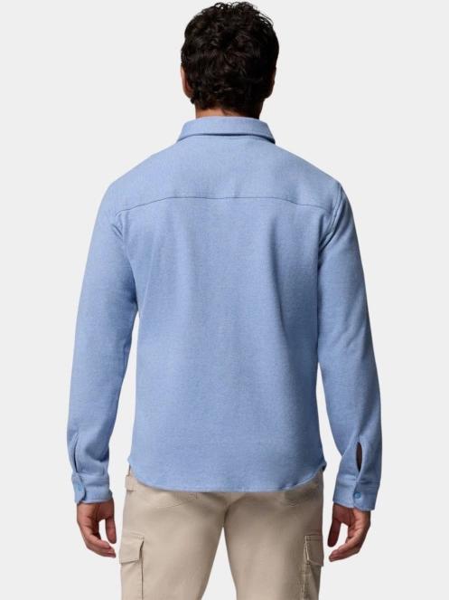 Columbia Twill River Long Sleeve Knit Shirt férfi hosszú ujjú ing kék színben 4