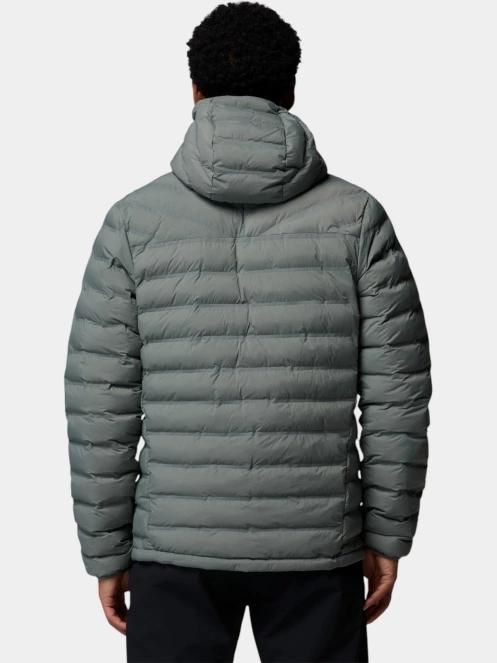 Columbia Terwilliger Trail Heat Seal Hooded Jacket férfi steppelt átmeneti kabát zöld színben 4
