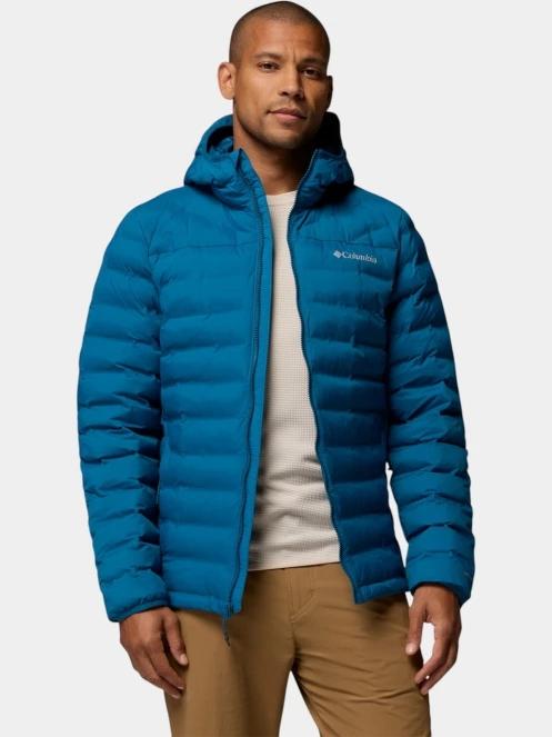 Columbia Terwilliger Trail Heat Seal Hooded Jacket férfi steppelt átmeneti kabát kék színben 6
