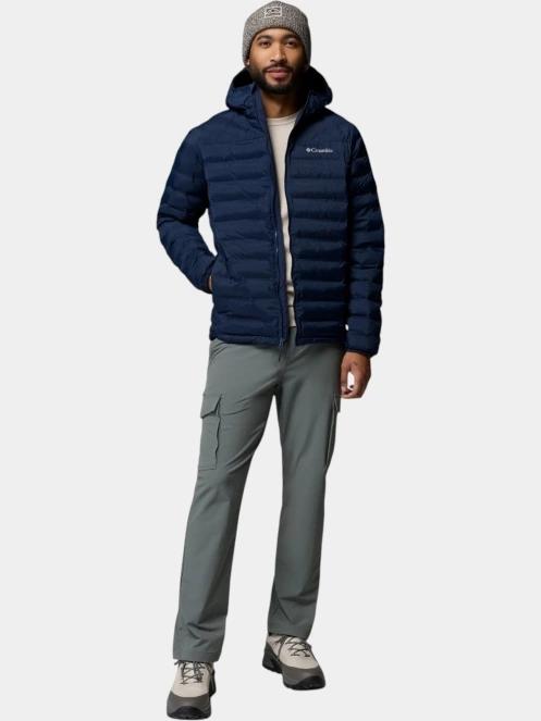 Columbia Terwilliger Trail Heat Seal Hooded Jacket férfi steppelt átmeneti kabát sötétkék színben 5