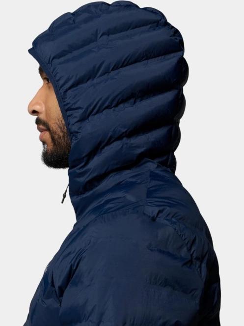 Columbia Terwilliger Trail Heat Seal Hooded Jacket férfi steppelt átmeneti kabát sötétkék színben 10