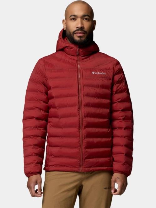 Columbia Terwilliger Trail Heat Seal Hooded Jacket férfi steppelt átmeneti kabát piros színben 2