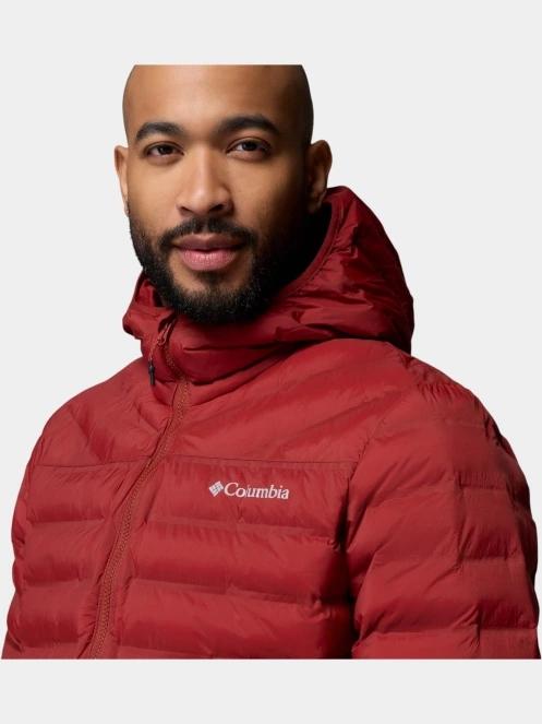 Columbia Terwilliger Trail Heat Seal Hooded Jacket férfi steppelt átmeneti kabát piros színben 9