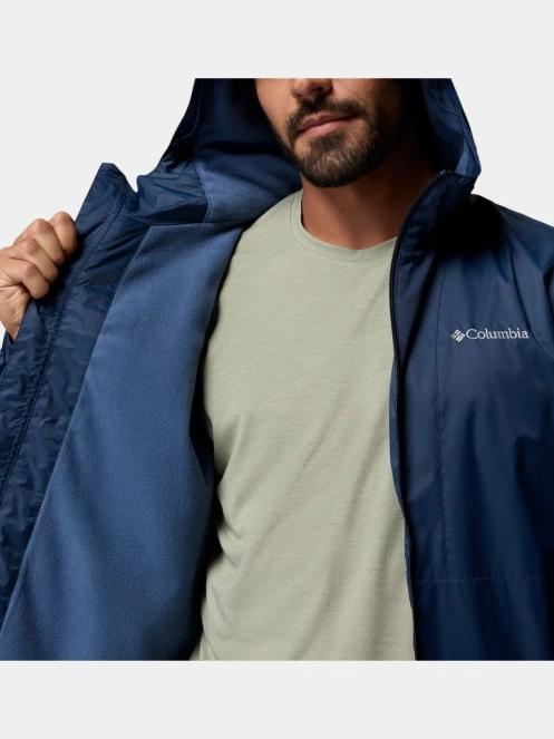 Columbia Glenbrook Bend Fleece Lined Jacket férfi átmeneti kabát sötétkék színben 7