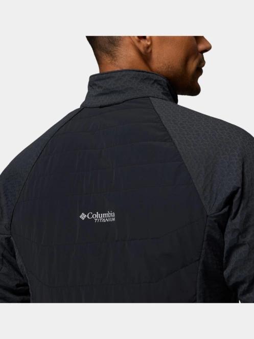 Columbia Arctic Crest II Hybrid Full Zip férfi hibrid felső fekete színben 10