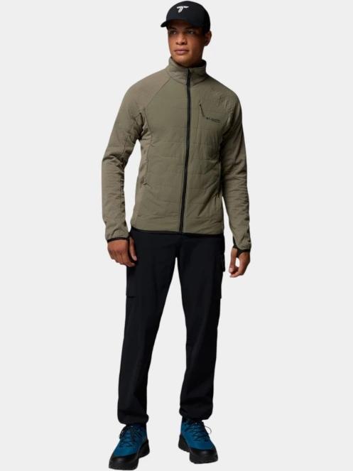 Columbia Arctic Crest II Hybrid Full Zip férfi hibrid felső zöld színben 5