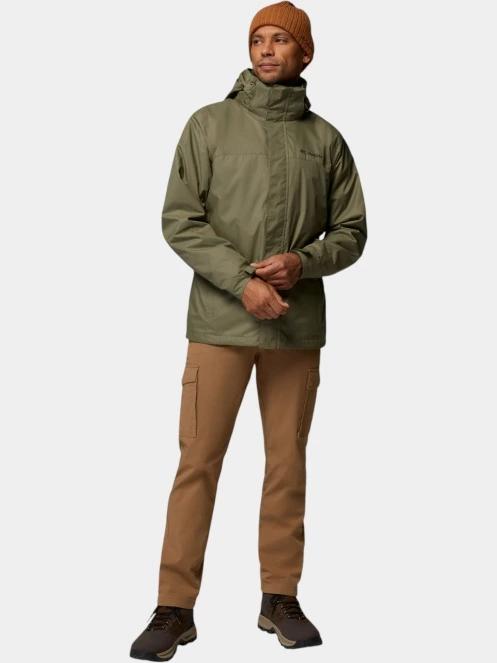 Columbia Watertight Interchange Jacket férfi 3 az 1-ben kabát zöld színben 6