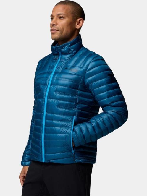 Columbia Endevour Mountain Down Jacket férfi pehelykabát kék színben 3