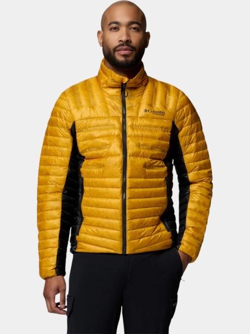 Columbia Endevour Mountain Down Jacket férfi pehelykabát narancssárga színben 2
