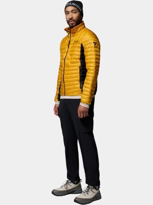 Columbia Endevour Mountain Down Jacket férfi pehelykabát narancssárga színben 5