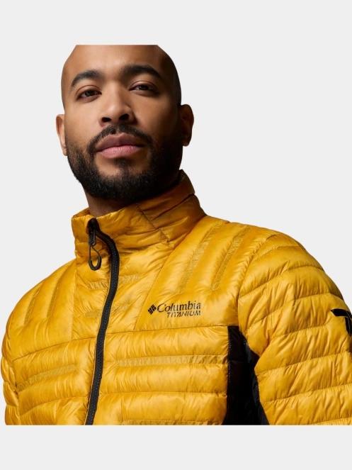 Columbia Endevour Mountain Down Jacket férfi pehelykabát narancssárga színben 8