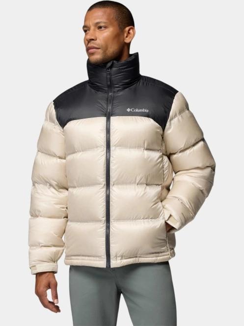 Columbia Street Heights Heat seal Down Puffer férfi pehelykabát homok színben 2
