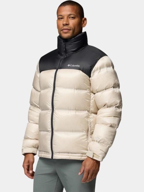 Columbia Street Heights Heat seal Down Puffer férfi pehelykabát homok színben 3