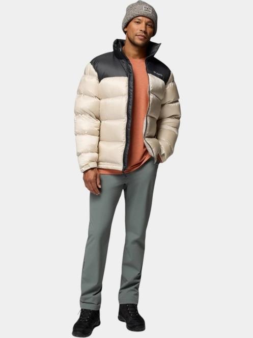 Columbia Street Heights Heat seal Down Puffer férfi pehelykabát homok színben 5