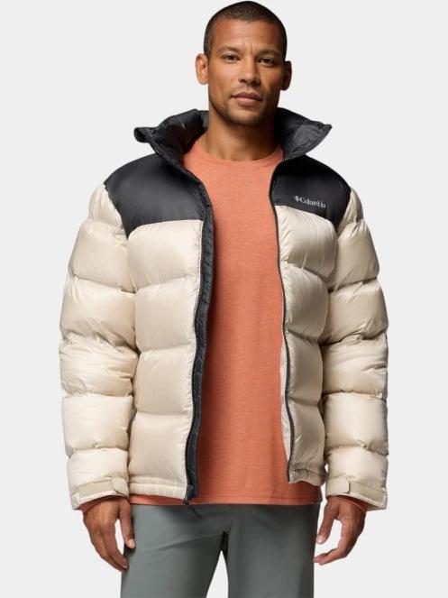 Columbia Street Heights Heat seal Down Puffer férfi pehelykabát homok színben 6