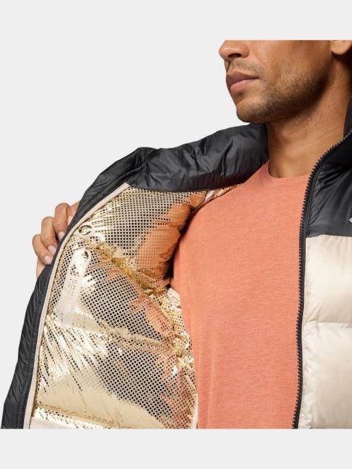Columbia Street Heights Heat seal Down Puffer férfi pehelykabát homok színben 7