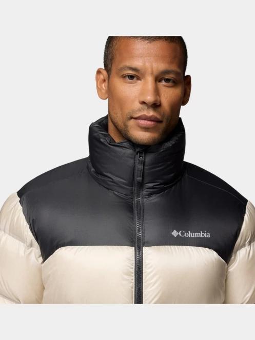 Columbia Street Heights Heat seal Down Puffer férfi pehelykabát homok színben 9