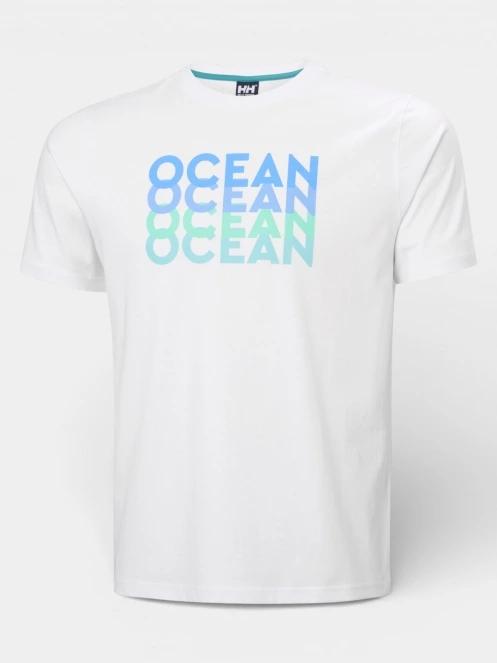 Helly Hansen The Ocean Race T-Shirt 2.0 férfi rövid ujjú póló fehér színben 5