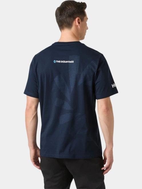 Helly Hansen The Ocean Race T-Shirt 2.0 férfi rövid ujjú póló sötétkék színben 3