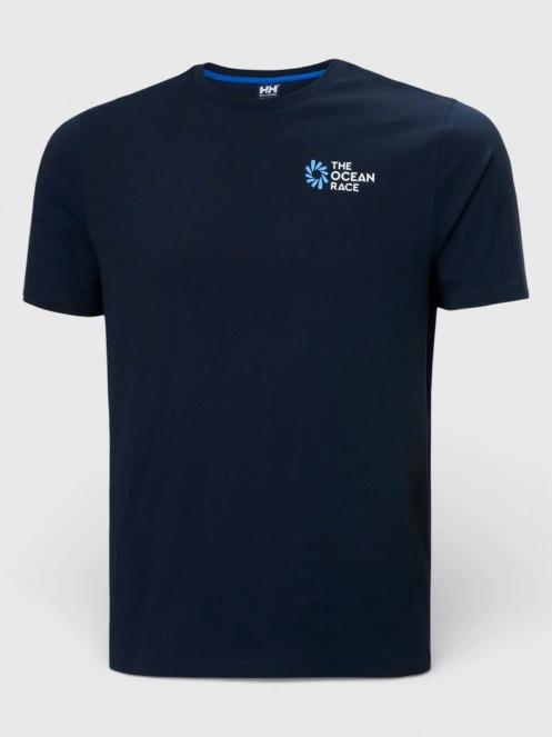 Helly Hansen The Ocean Race T-Shirt 2.0 férfi rövid ujjú póló sötétkék színben 5