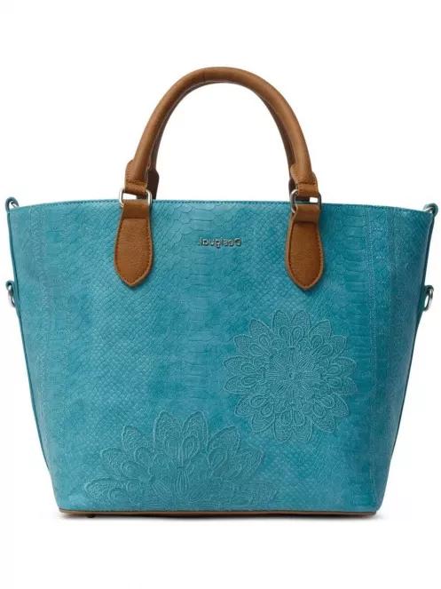 Desigual Bols Summer Aquiles Florida női táska kék színben 2