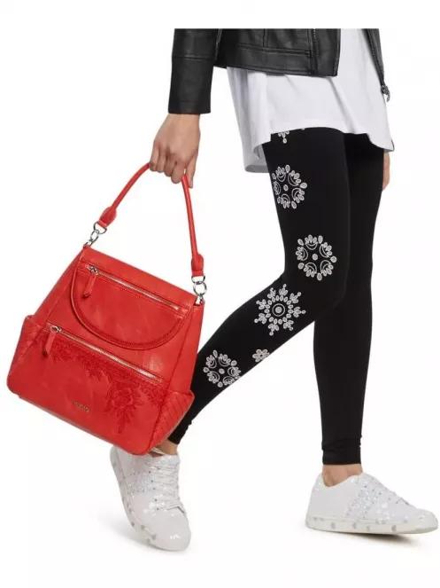 Desigual Legging Mandala Swiss Embro női leggings fekete színben 2